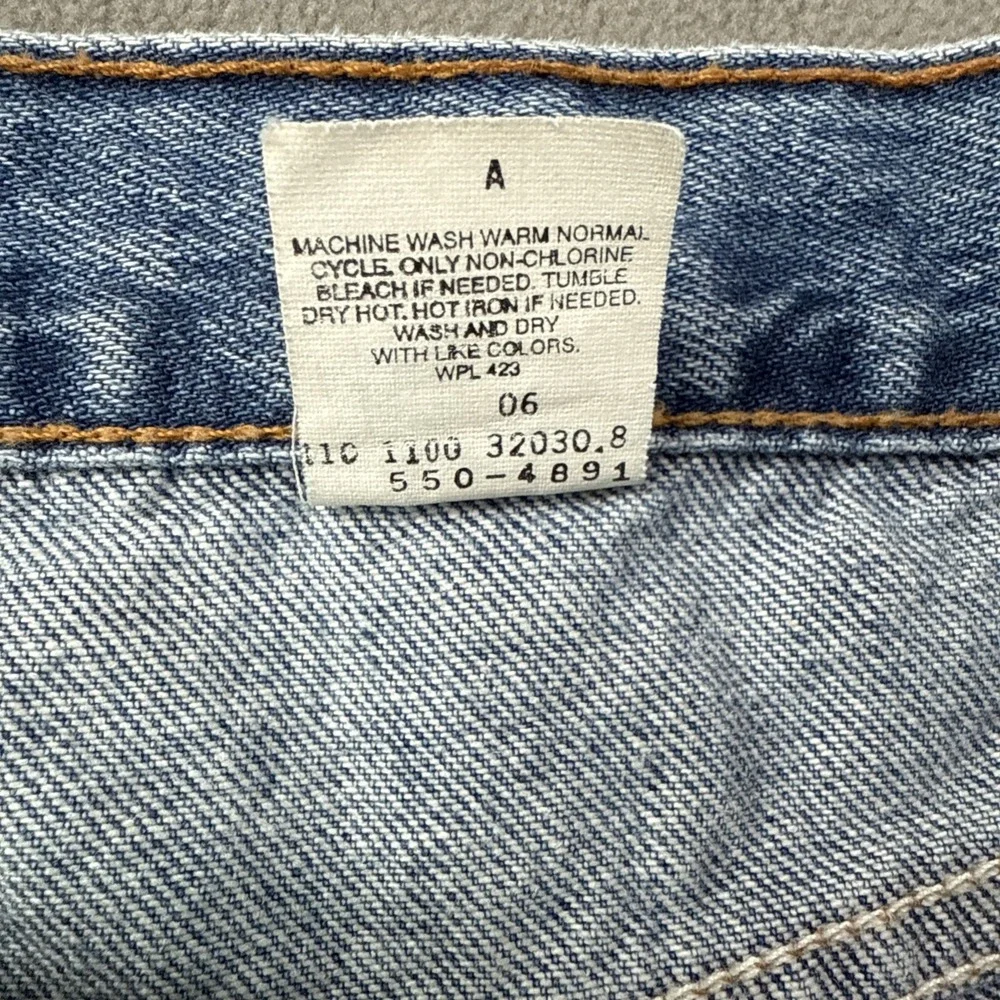 VTG Levis 550 Jeans‎ Mens 34x32 Blue Relaxed Fit Medium Wash Y2K Denim 100% Ctn